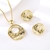 Picture of Trendy Gold Plated Big Necklace and Earring Set with No-Risk Refund