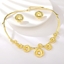 Show details for Recommended Gold Plated Medium 2 Piece Jewelry Set from Top Designer