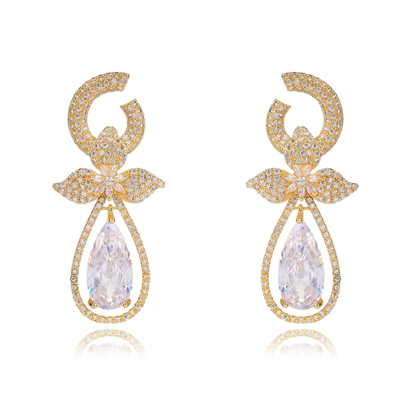 Picture of Affordable Gold Plated Luxury Dangle Earrings from Trust-worthy Supplier