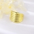 Picture of Designer Gold Plated Big Fashion Ring with No-Risk Return
