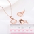 Picture of Hot Selling White Rose Gold Plated 2 Piece Jewelry Set from Top Designer