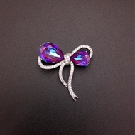Show details for Buy Platinum Plated Medium Brooche in Flattering Style