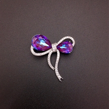 Show details for Buy Platinum Plated Medium Brooche in Flattering Style