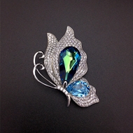 Show details for Sparkly Medium Swarovski Element Brooche