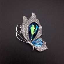Show details for Sparkly Medium Swarovski Element Brooche