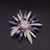 Picture of Medium Platinum Plated Brooche with No-Risk Refund