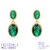 Picture of Attractive Green Copper or Brass Dangle Earrings For Your Occasions