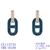 Picture of Attractive Blue Copper or Brass Dangle Earrings at Super Low Price