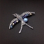 Show details for Designer Platinum Plated Swarovski Element Brooche for Female