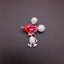 Show details for Great Value Red Zinc Alloy Brooche Direct from Factory