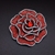 Picture of Impressive Red Gunmetal Plated Brooche with Easy Return