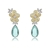 Picture of Great Value Green Luxury Dangle Earrings with Member Discount