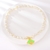 Picture of Featured Yellow Artificial Pearl Short Chain Necklace with Full Guarantee