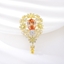 Show details for Fast Selling Gold Plated Cubic Zirconia Brooche at Unbeatable Price