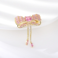 Picture of Featured Pink Gold Plated Brooche at Super Low Price