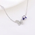Picture of Featured Blue Swarovski Element Short Chain Necklace with Full Guarantee
