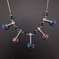 Show details for Affordable Zinc Alloy Platinum Plated Short Chain Necklace from Trust-worthy Supplier