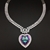 Picture of Need-Now Purple Swarovski Element Short Chain Necklace Factory Direct