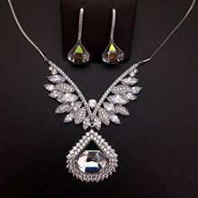 Show details for Nickel Free White Zinc Alloy 2 Piece Jewelry Set with No-Risk Refund