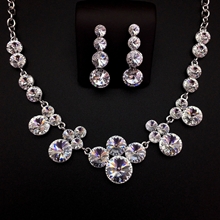 Show details for Zinc Alloy Swarovski Element 2 Piece Jewelry Set in Flattering Style