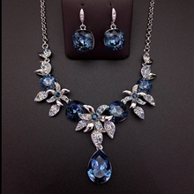 Show details for Zinc Alloy Platinum Plated 2 Piece Jewelry Set in Flattering Style