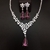 Picture of Sparkly Big Purple 2 Piece Jewelry Set