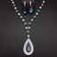 Show details for Affordable Platinum Plated Swarovski Element 2 Piece Jewelry Set from Trust-worthy Supplier