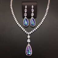 Show details for Amazing Swarovski Element Big 2 Piece Jewelry Set