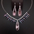 Picture of Wholesale Platinum Plated Swarovski Element 2 Piece Jewelry Set Online