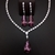 Picture of Big Purple 2 Piece Jewelry Set with Fast Shipping