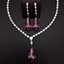 Show details for Big Purple 2 Piece Jewelry Set with Fast Shipping