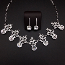 Show details for Big Swarovski Element 2 Piece Jewelry Set with Fast Delivery