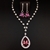 Picture of Zinc Alloy Swarovski Element 2 Piece Jewelry Set with 3~7 Day Delivery