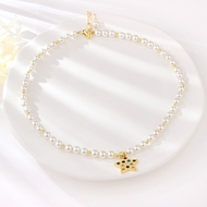 Show details for Purchase Gold Plated Big Short Chain Necklace Exclusive Online