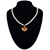 Picture of Gold Plated Big Short Chain Necklace with Full Guarantee