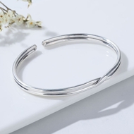 Picture of 999 Sterling Silver Small Fashion Bangle with Full Guarantee