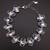 Picture of Impressive Blue Platinum Plated Fashion Bracelet with Low MOQ