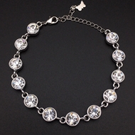 Show details for Beautiful Swarovski Element White Fashion Bracelet