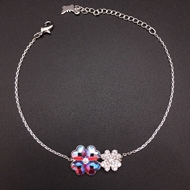 Show details for Sparkling Small Zinc Alloy Fashion Bracelet