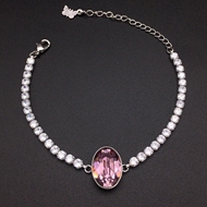 Show details for Small Purple Fashion Bracelet with Beautiful Craftmanship