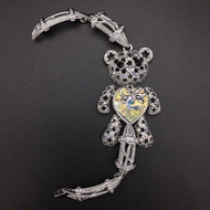 Show details for Reasonably Priced Platinum Plated Small Fashion Bracelet from Reliable Manufacturer