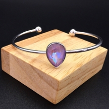 Show details for Reasonably Priced Platinum Plated Swarovski Element Fashion Bangle from Reliable Manufacturer