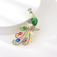 Picture of Eye-Catching Green Animal Brooche for Female