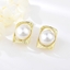 Show details for New Artificial Pearl Zinc Alloy Stud Earrings