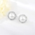 Picture of Nice Artificial Pearl Copper or Brass Stud Earrings