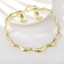 Show details for New Season Multi-tone Plated Big 2 Piece Jewelry Set with SGS/ISO Certification