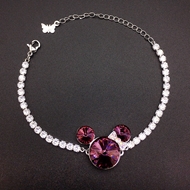 Show details for Small Purple Fashion Bracelet with Beautiful Craftmanship