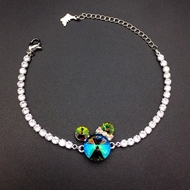 Show details for Good Swarovski Element Platinum Plated Fashion Bracelet