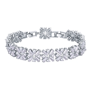 Picture of Low Cost Platinum Plated Medium Fashion Bracelet with Low Cost