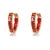 Picture of Distinctive Red Gold Plated Hoop Earrings As a Gift